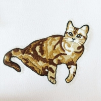 特种混合绣、毛巾绣、毛巾绣花章、贴布毛巾绣、毛线绣花